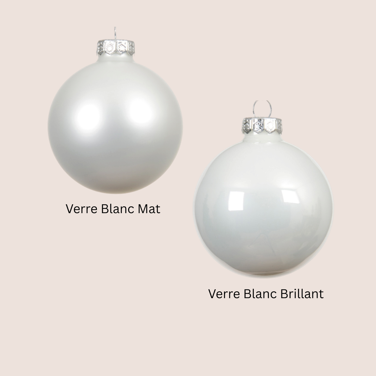Boule de Noël Personnalisée en Verre - Prénom Enfant