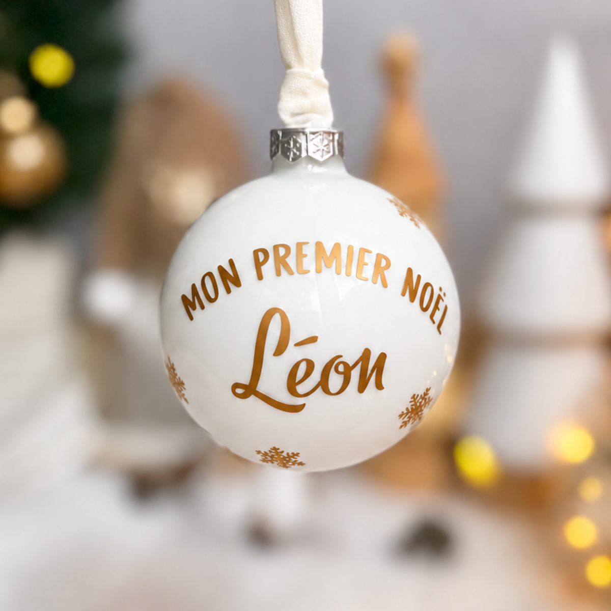 Boule en Verre "Mon Premier Noël" - Personnalisable