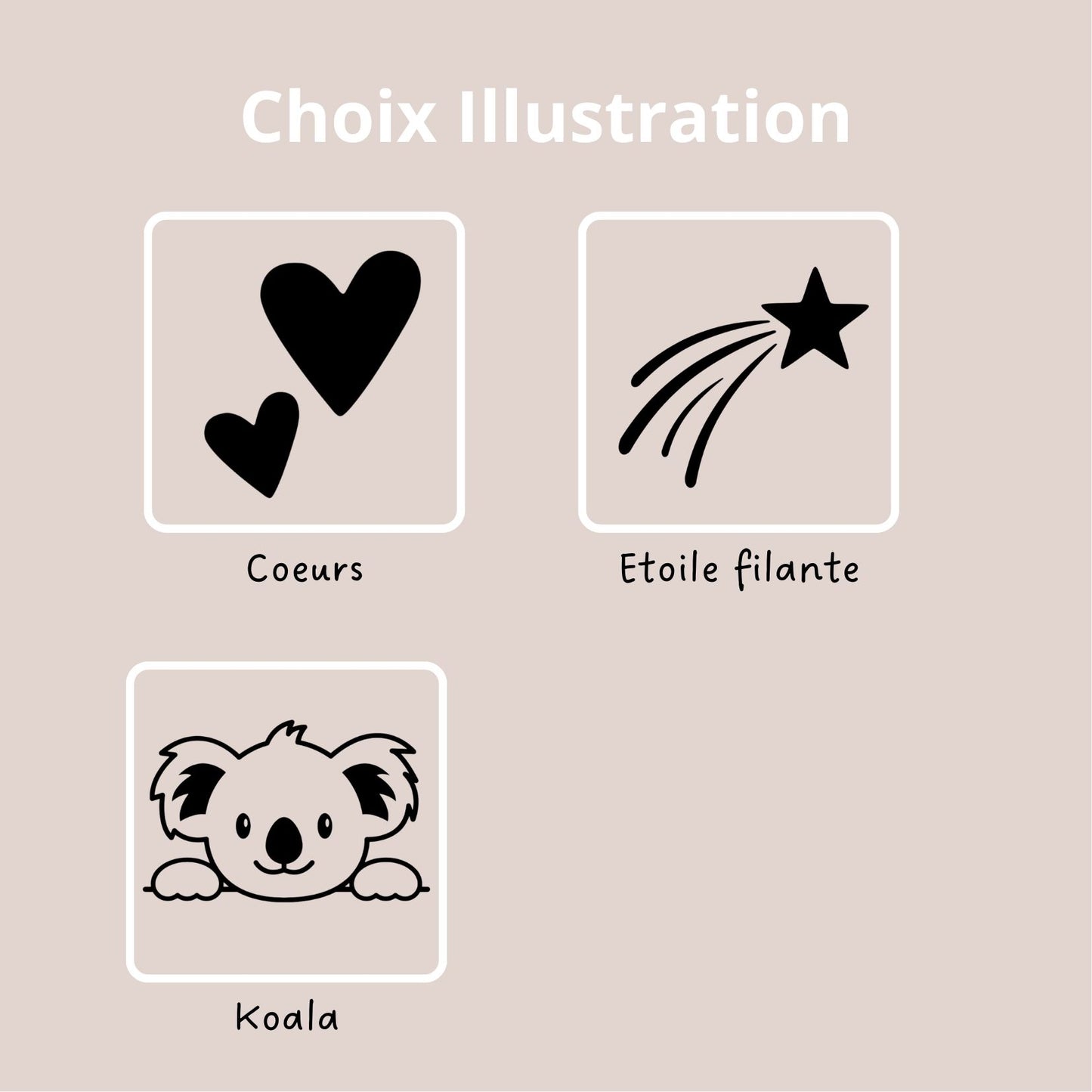Pochon personnalisé - La tenue de naissance